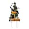 Glitzhome® 32" Halloween Metal Haunted House Yard Stake